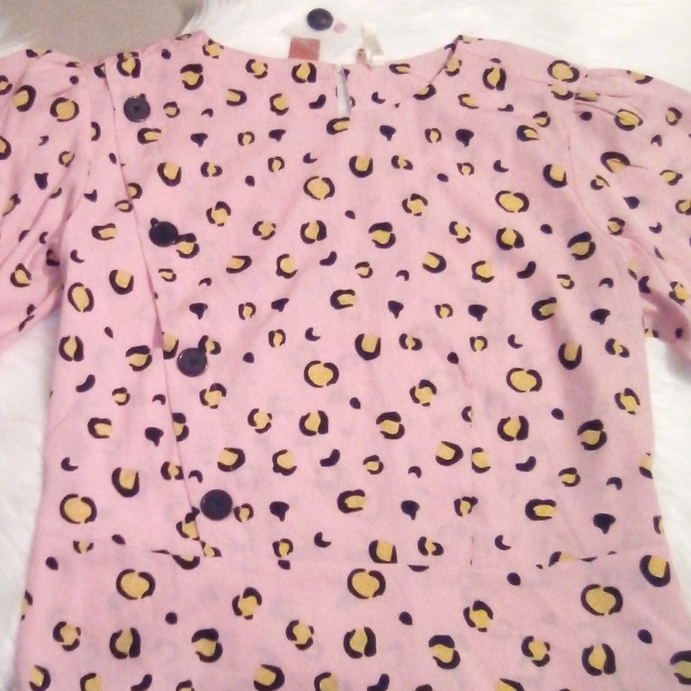Pink Leopard Print Blouse🐩